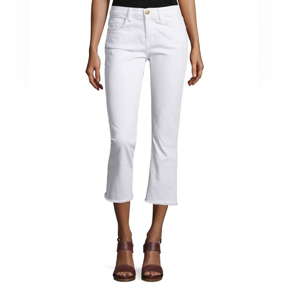 Denim - Current/Elliott The Cropped Flip Flop Jeans